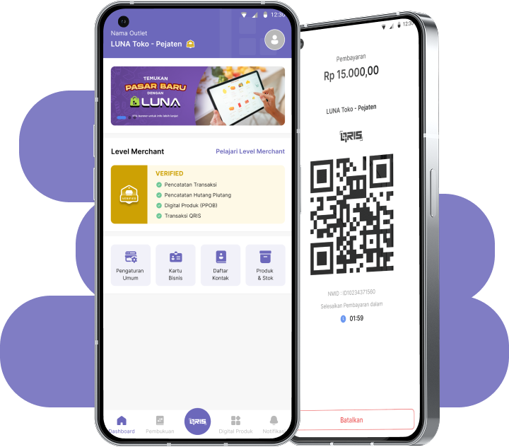 LUNA PAY App Screenshots